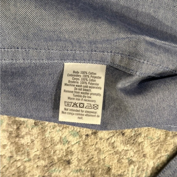 Janie and Jack Boys Tiger Embroidered Oxford Shirt - Picture 9 of 12